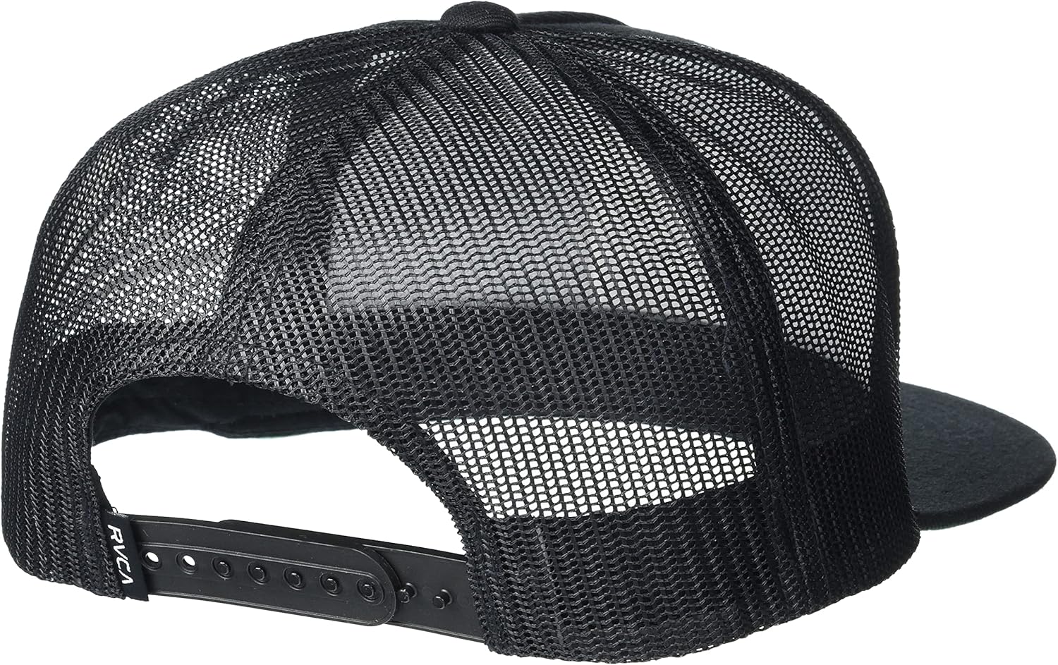 RVCA Men's Trucker Hat, Structured Hat with Stretch Mesh Back, Adjustable Snapback Closure - Image 2