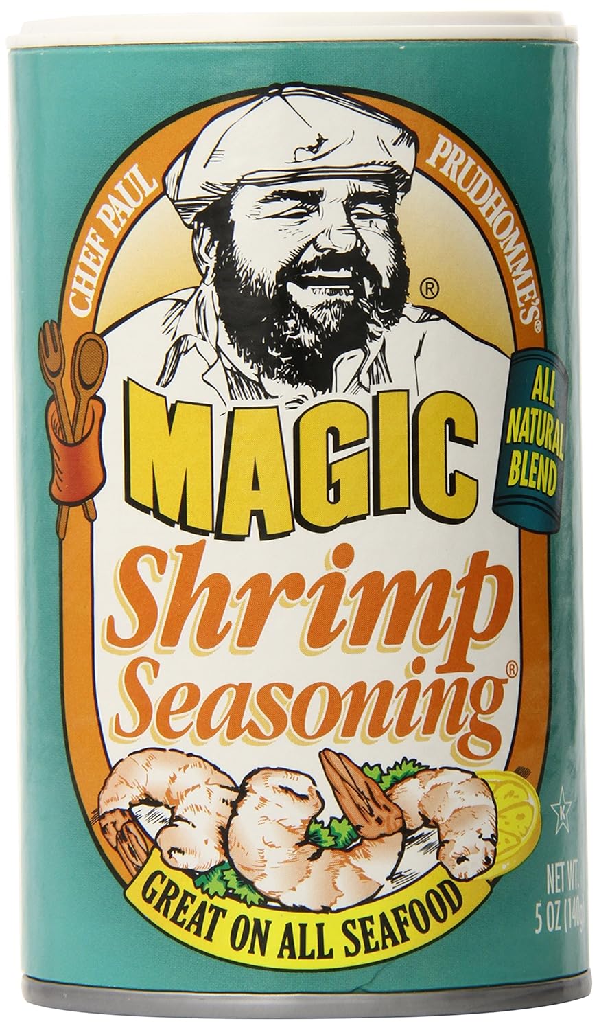 Chef Paul Prudhomme's Magic Seasoning, Shrimp, 5 Ounce (Pack of 6)