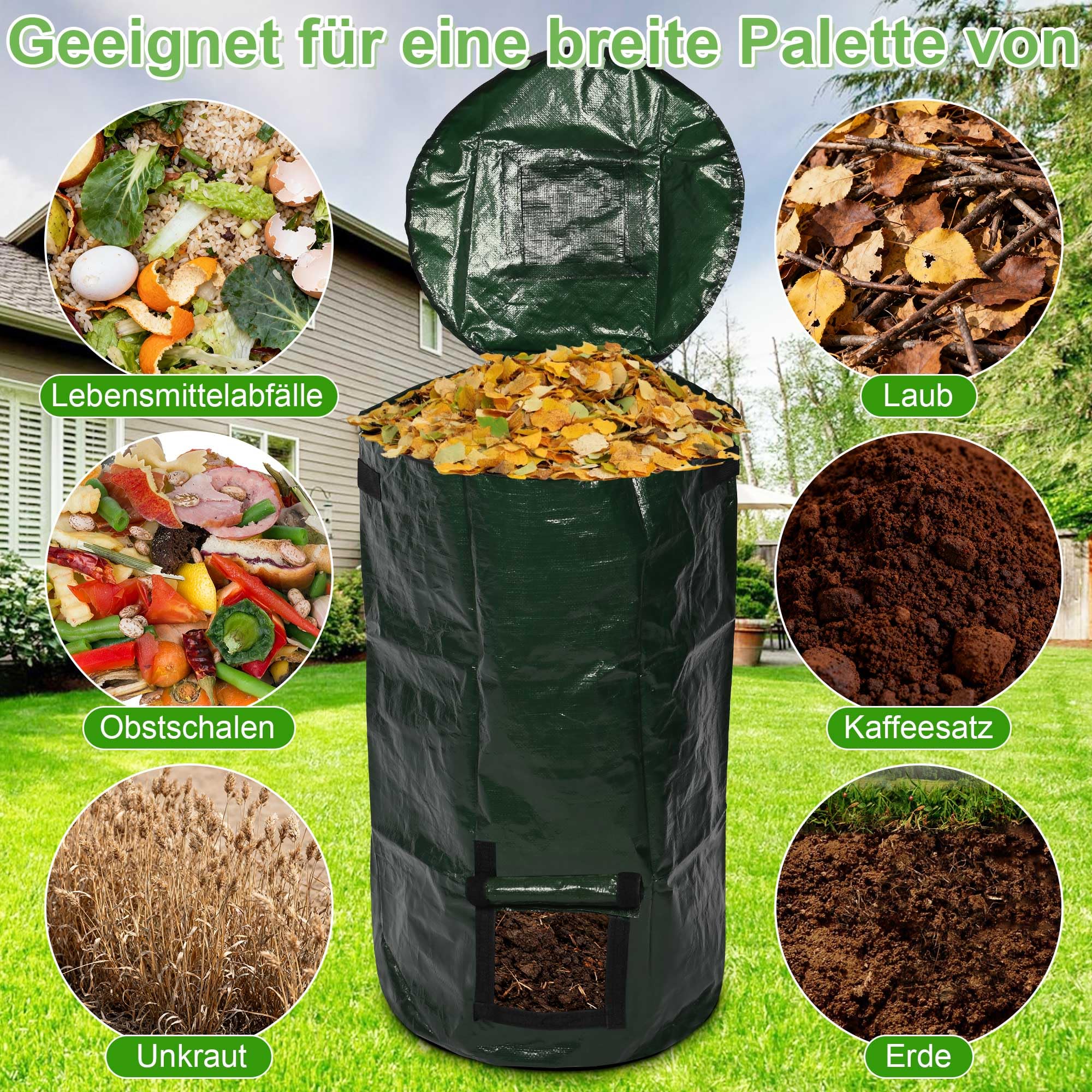 aleawol Composteur jardin