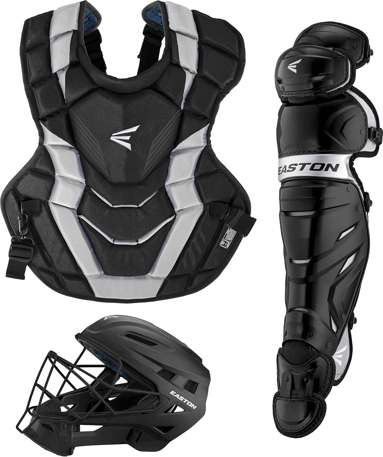 Easton | Elite X Baseball Catcher's Equipment | Box Set | NOCSAE Approved | Youth/Intermediate/Adult | Multiple Colors