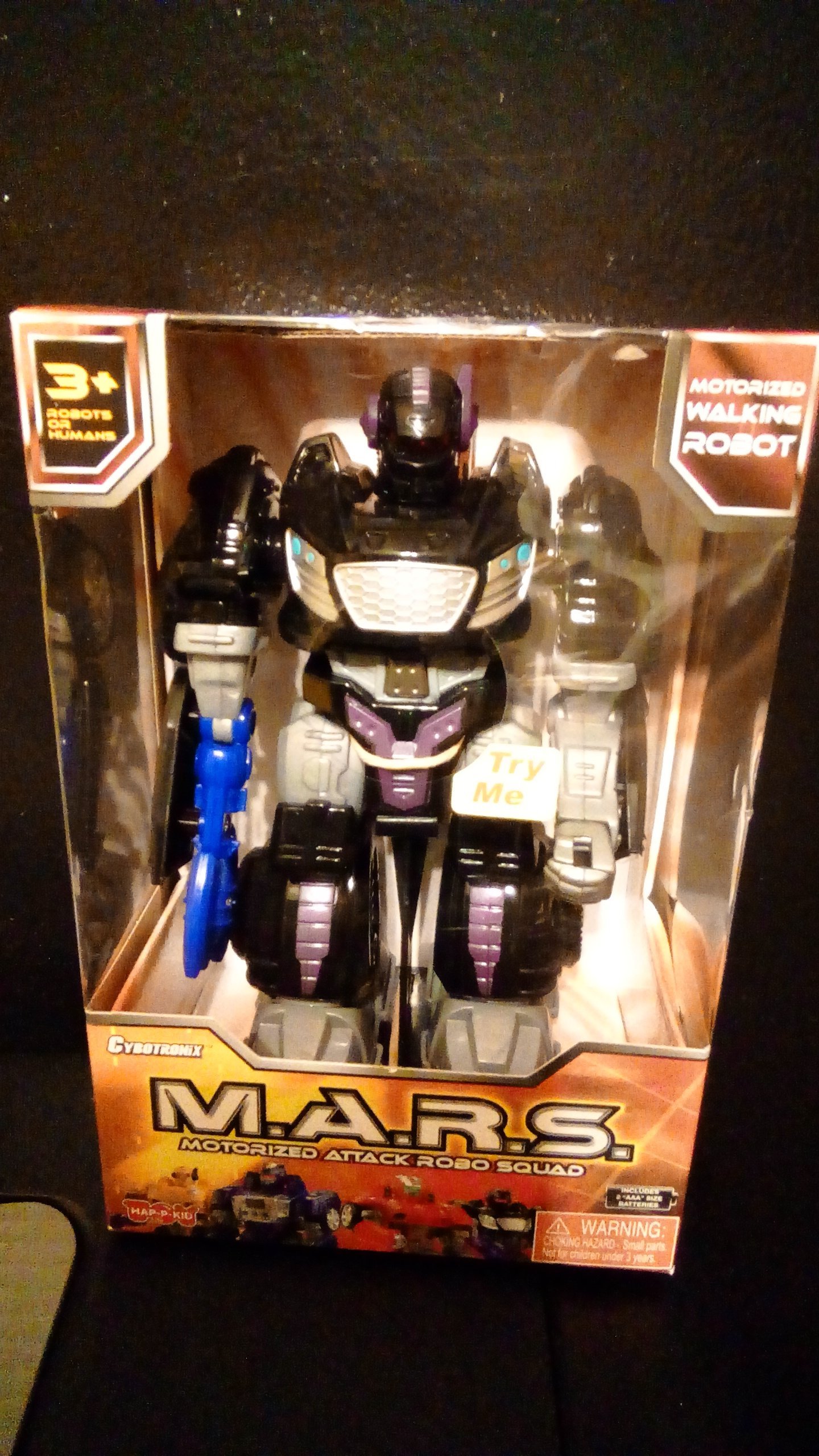 Artist Unknown CYBOTRONIX M.A.R.S. MOTORIZED ATTACK ROBO SQUAD BLACK PURPLE