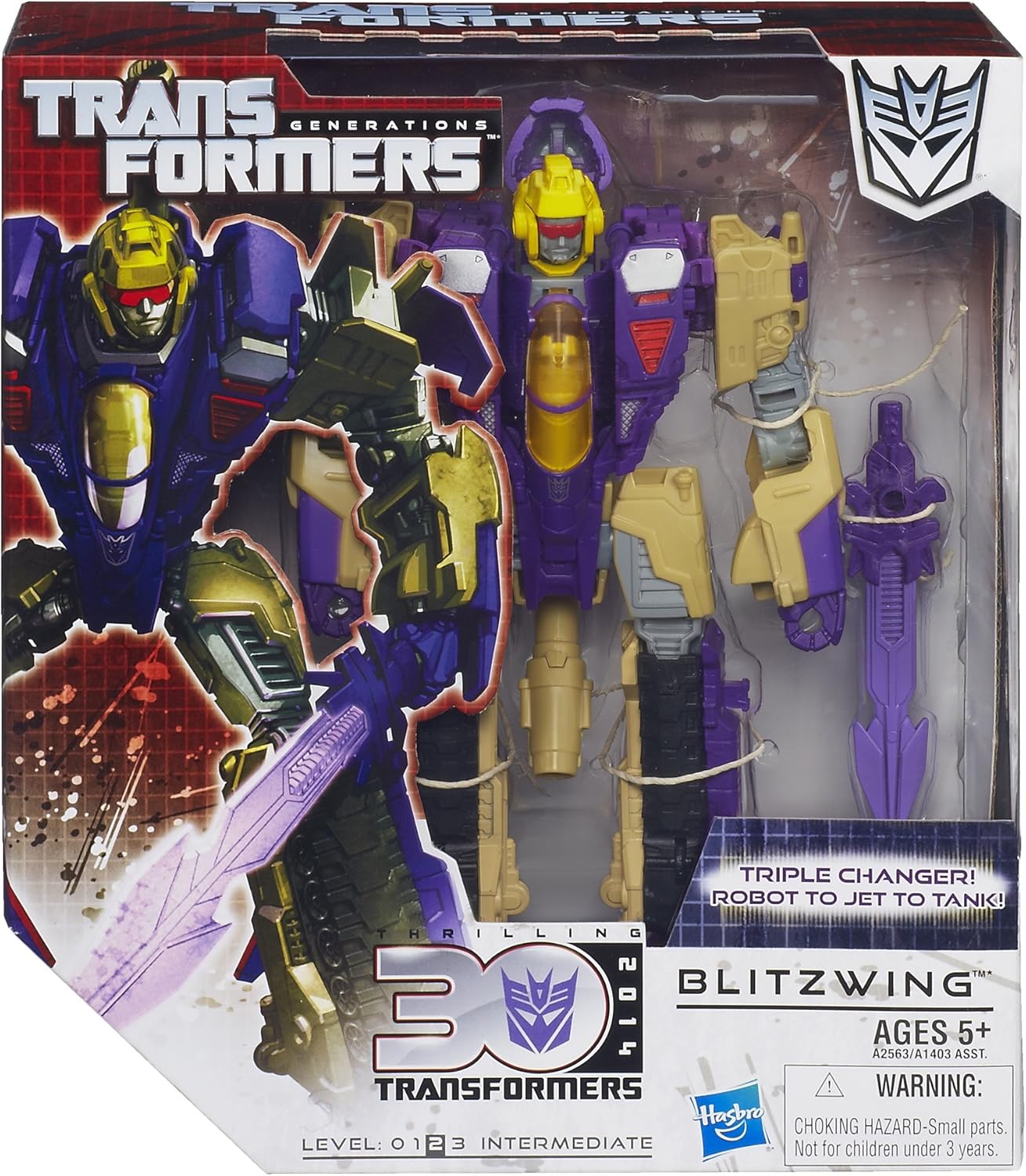 Transformers Generations Voyager Blitzwing Figure