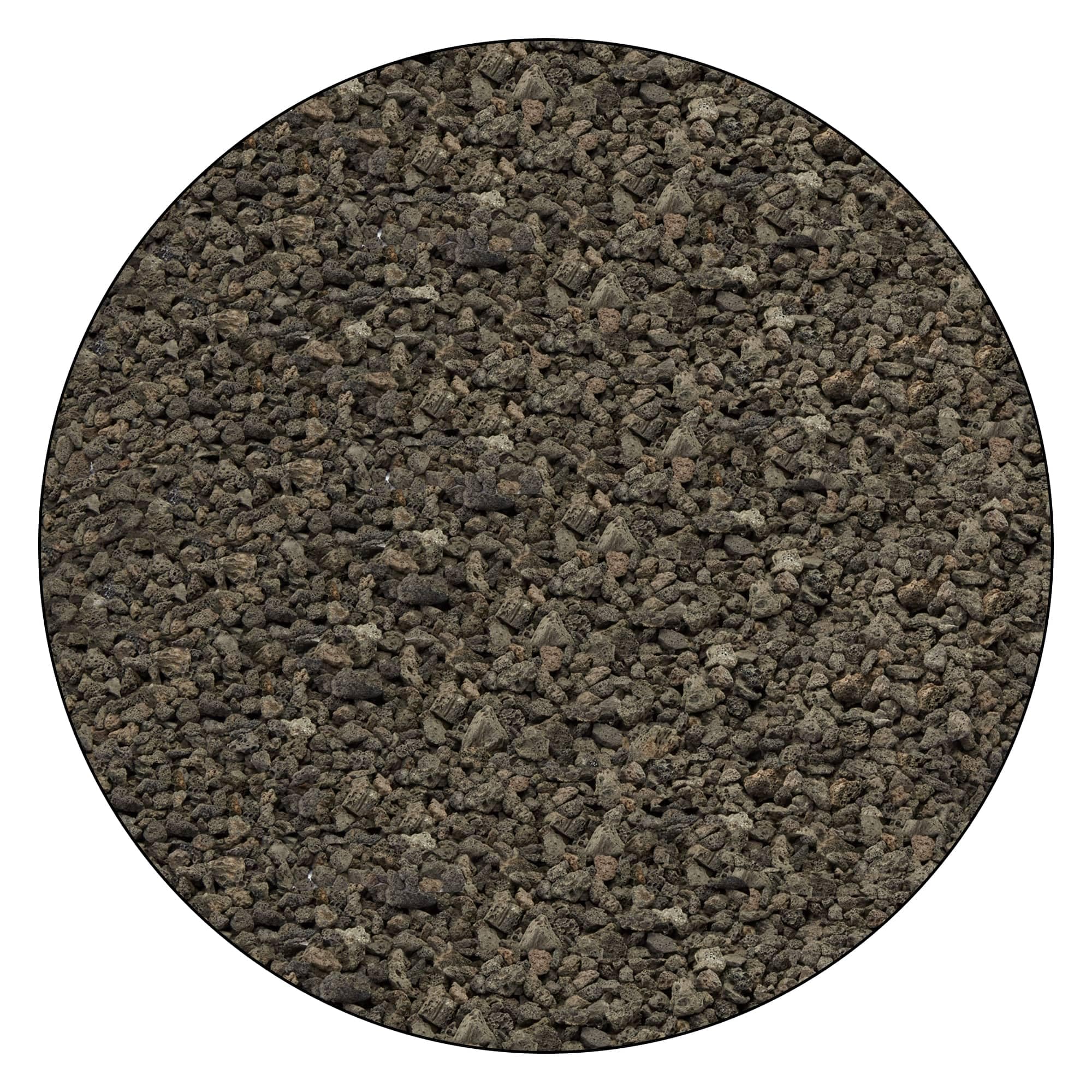 ProComHeating Decorative Lava Rock for Vented and Vent Free Gas Log Sets, 5-Pound Bag (LAVR1)