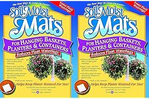 6-Pack Soil Moist Mats for Hanging Baskets, Planters, and Containers