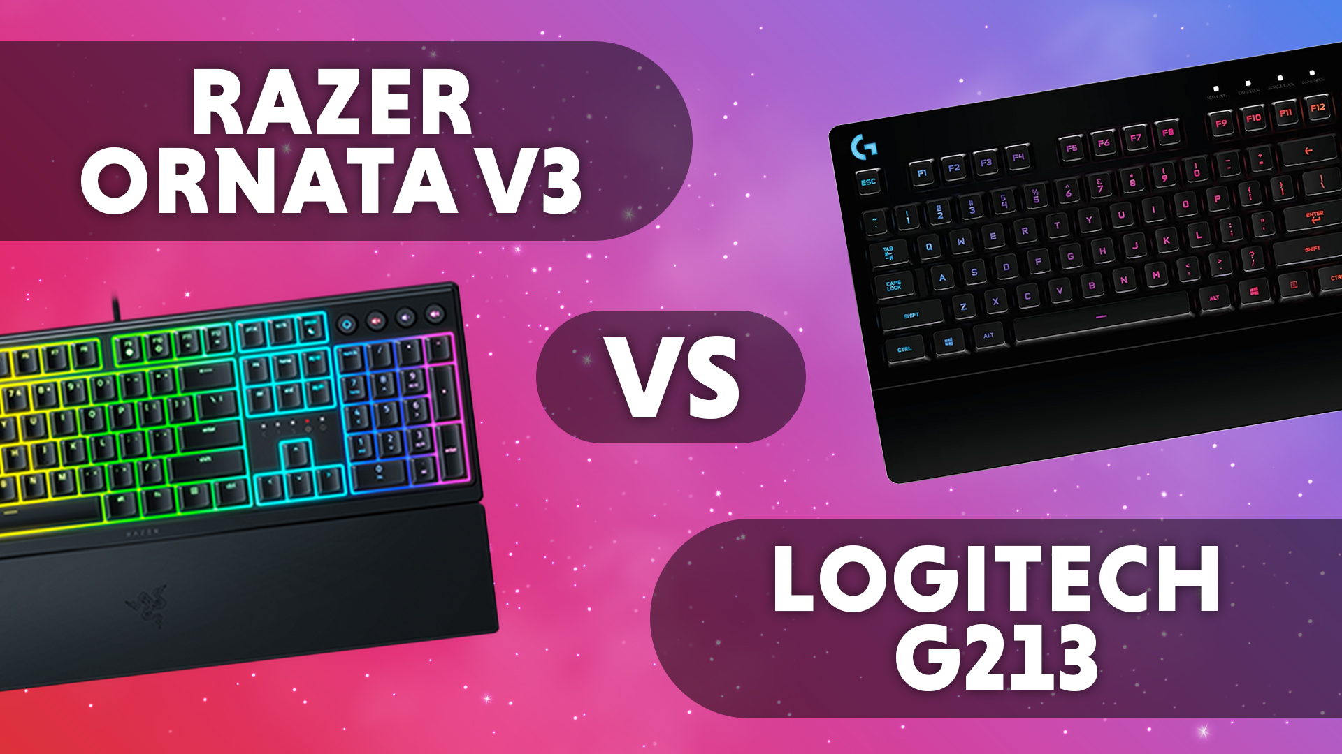 logicool G213とRazer 有線マウス Watch Razer Ornata V3 X Logitech G213 Comparison #thisorthat on