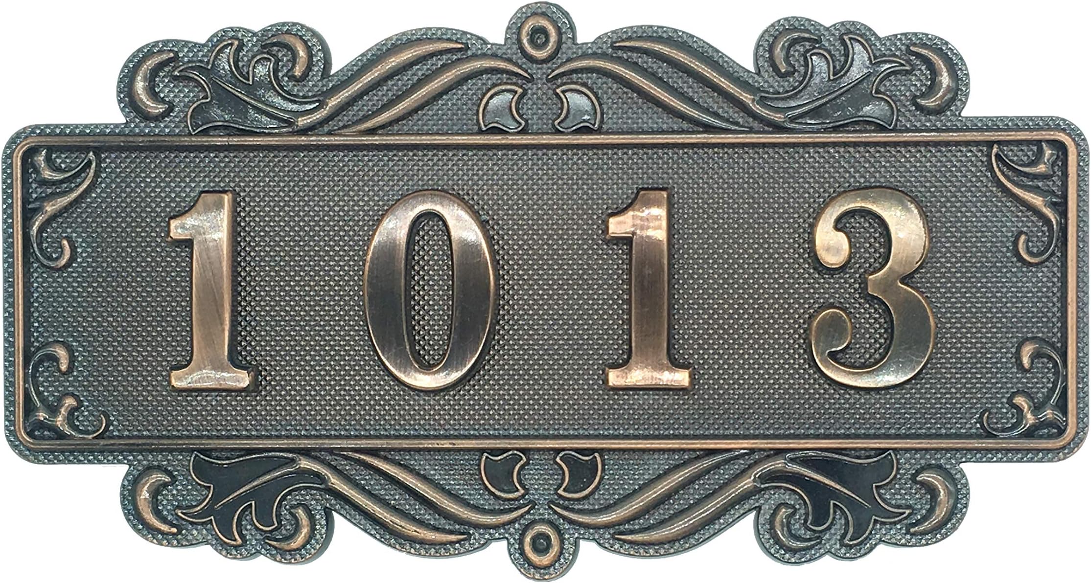 Door Number Plate for Hotel, Apartment, Office, Students Dormitory and Public Facilities (Doorplate D + 14 numbers)