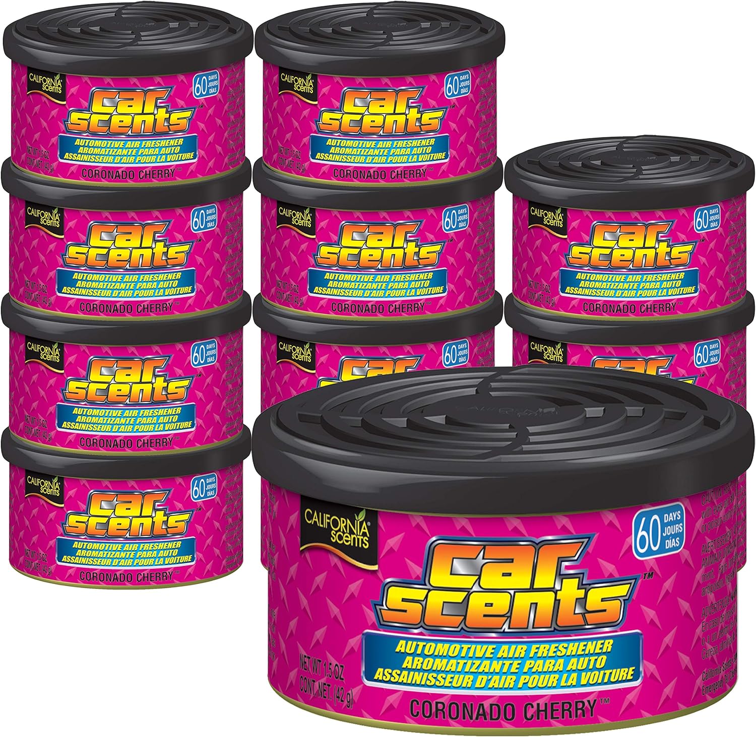 California Scents Spillproof Can Air Freshener, Coronado Cherry Scent, 1.5 Oz