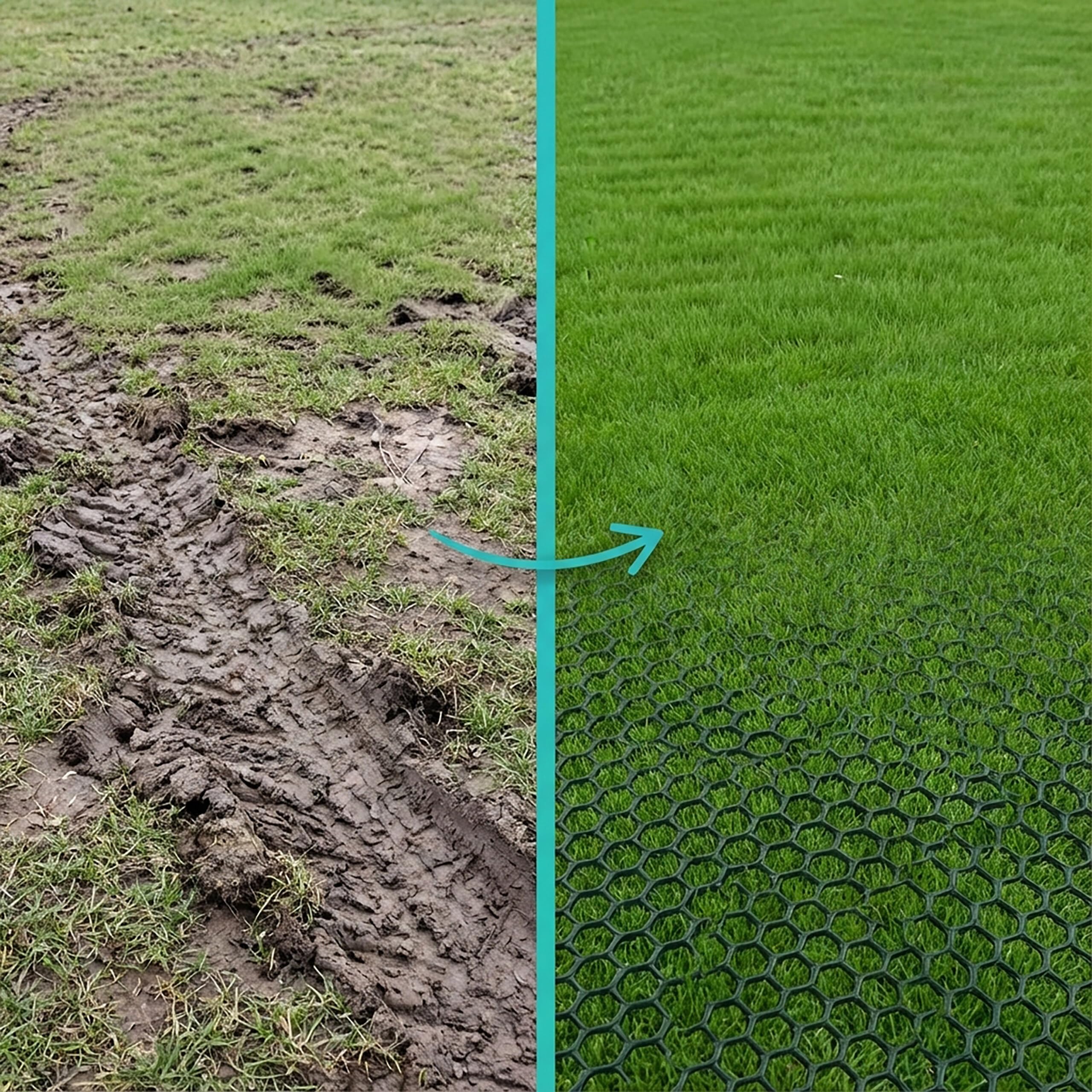 Relaxdays Kratka ochronna do trawnika z tworzywa sztucznego, 1,3 x 15 m, bez podłoża, kompatybilna z kosiarką, czarna