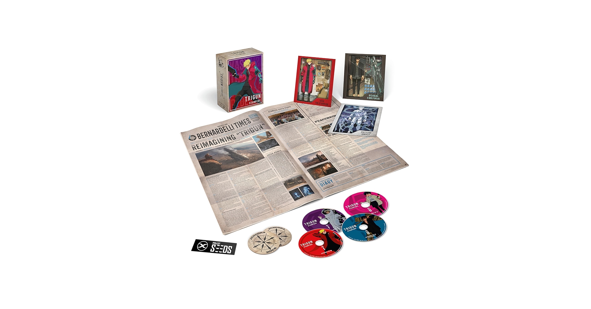 断*ム様 【即日発送】TRIGUN STAMPEDE Blu-ray セット初回 Amazon.co.jp: TRIGUN STAMPEDE Vol.1 初回生産限定版 [Blu-ray