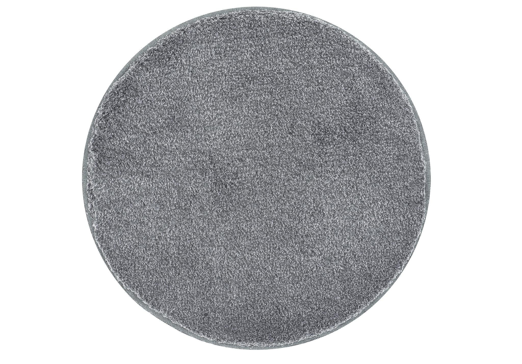 Kleine Wolke 5405901521 dywanik łazienkowy Relax 100 cm okrągły D antracyt