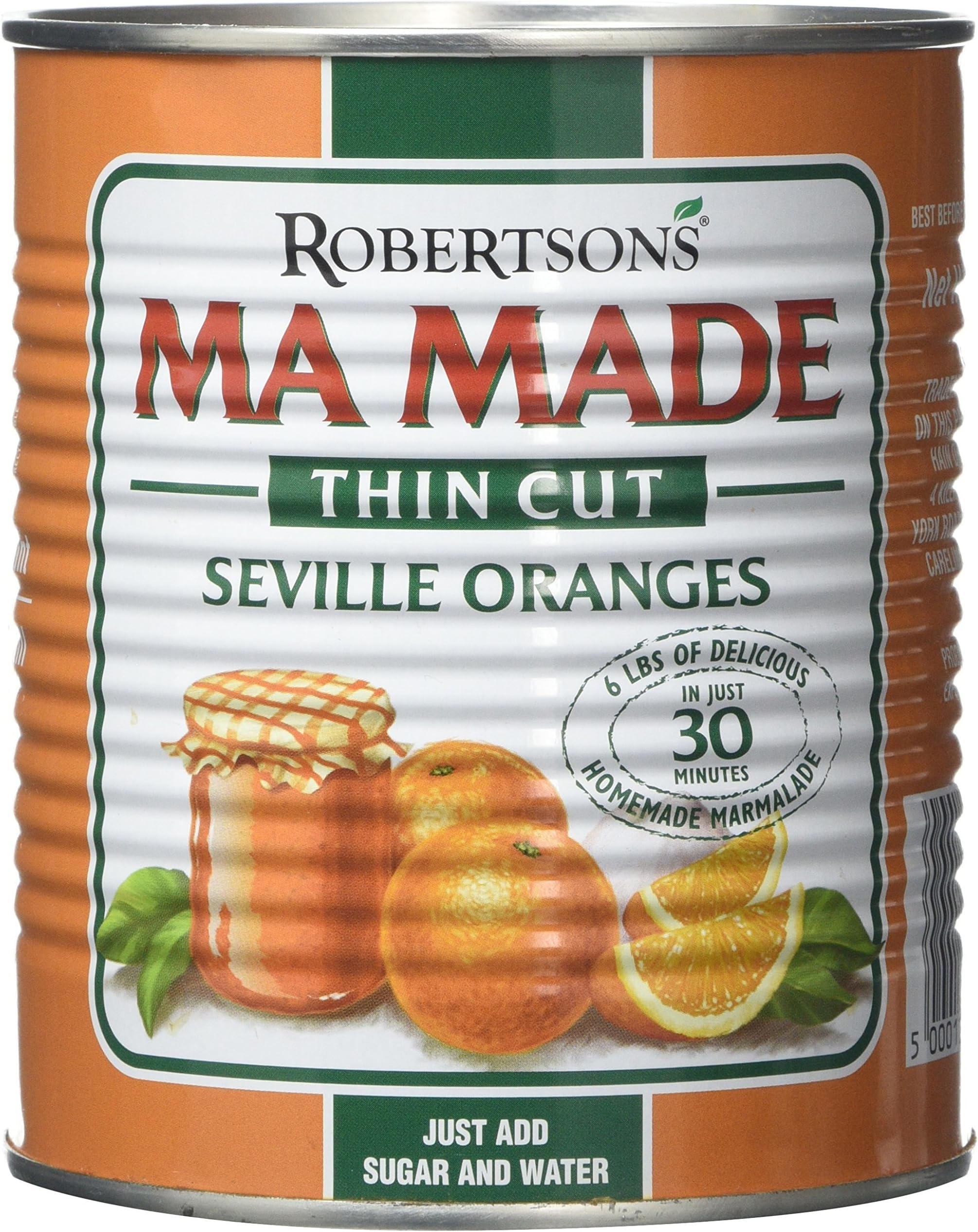 Hartley's Ma Made Thin Cut Seville Oranges, 850 g, Pack of 6
