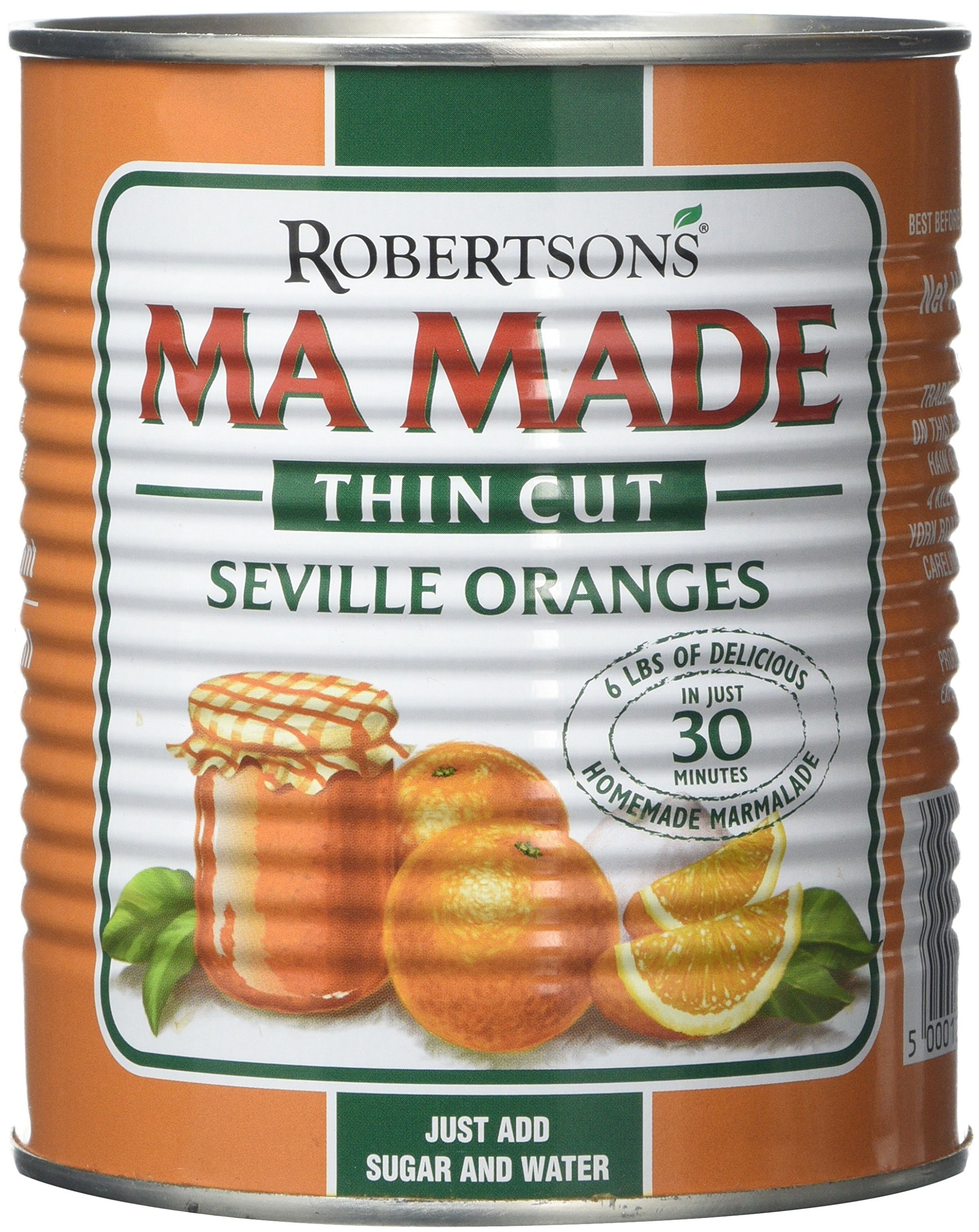 Hartley's Ma Made Thin Cut Seville Oranges, 850 g, Pack of 6