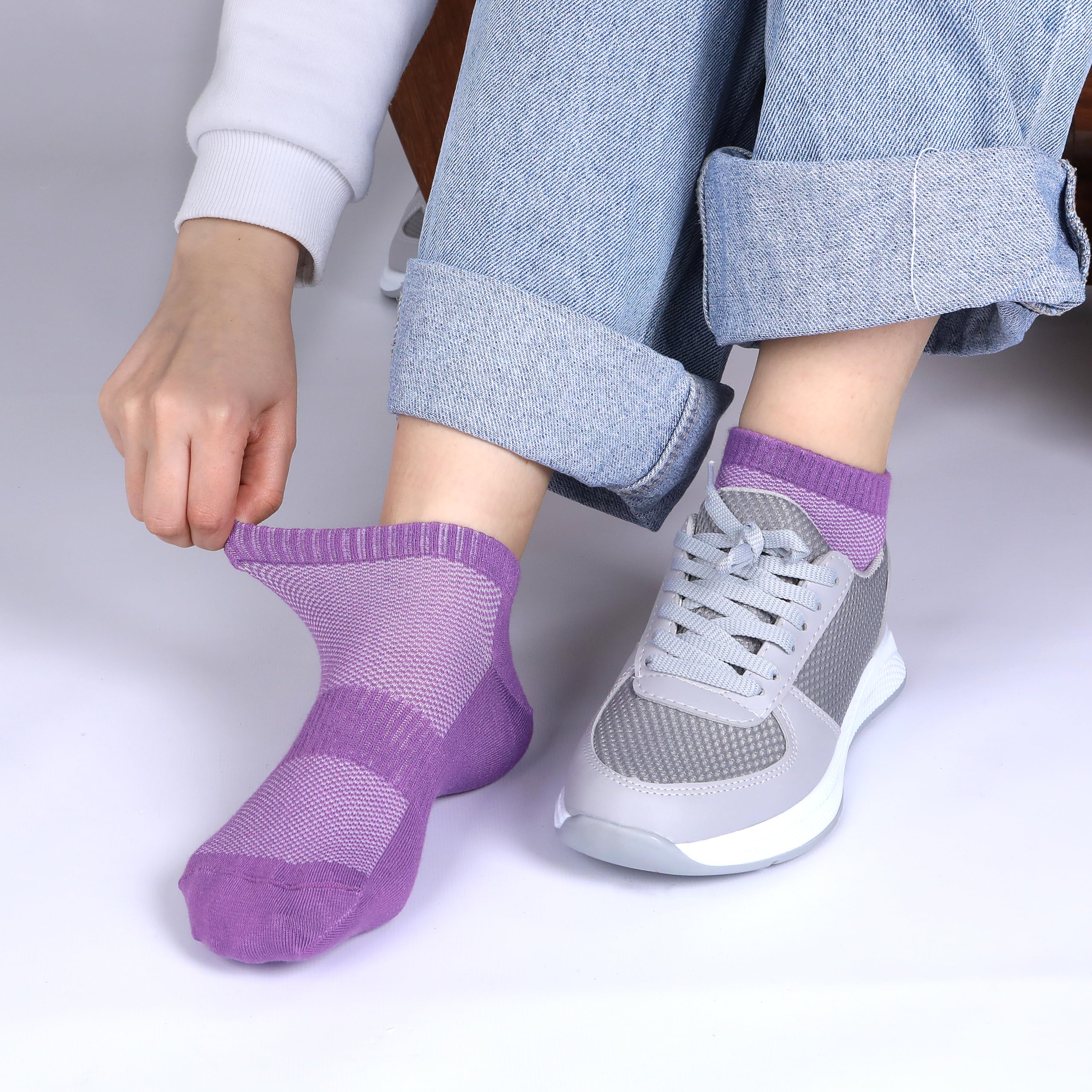 Calcetines tobilleros unisex de rayón fino, transpirables, de corte bajo, atléticos, para correr y correr, para mujeres y hombres, 4-8-12 pares