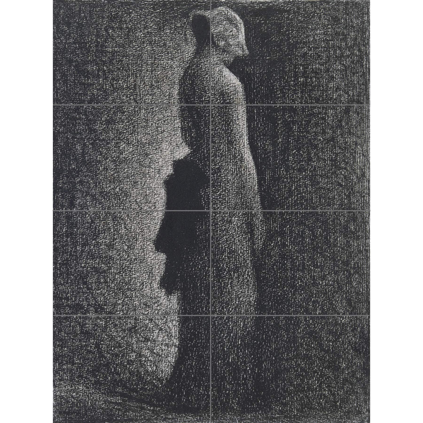 Artery8 Georges Seurat The Black Bow XL Giant Panel Poster (8 Sections)