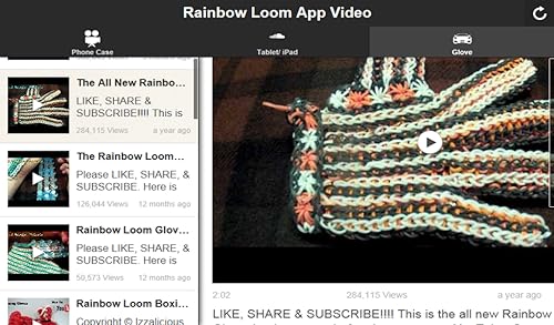 Rainbow Loom App : Video Tutorials On How To Make The Best iPhone/ Android Cases