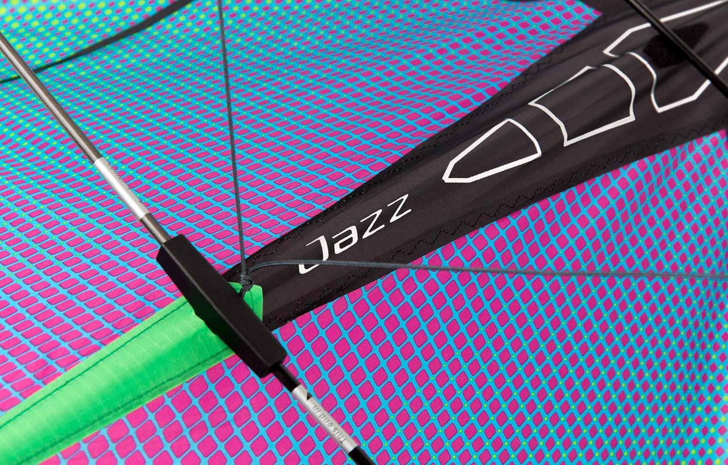 Jazz 2.0 Dual-line Sport Kite Ready to Fly with Flying Lines, Wrist Straps, Winder, Instructions, and Storage Bag