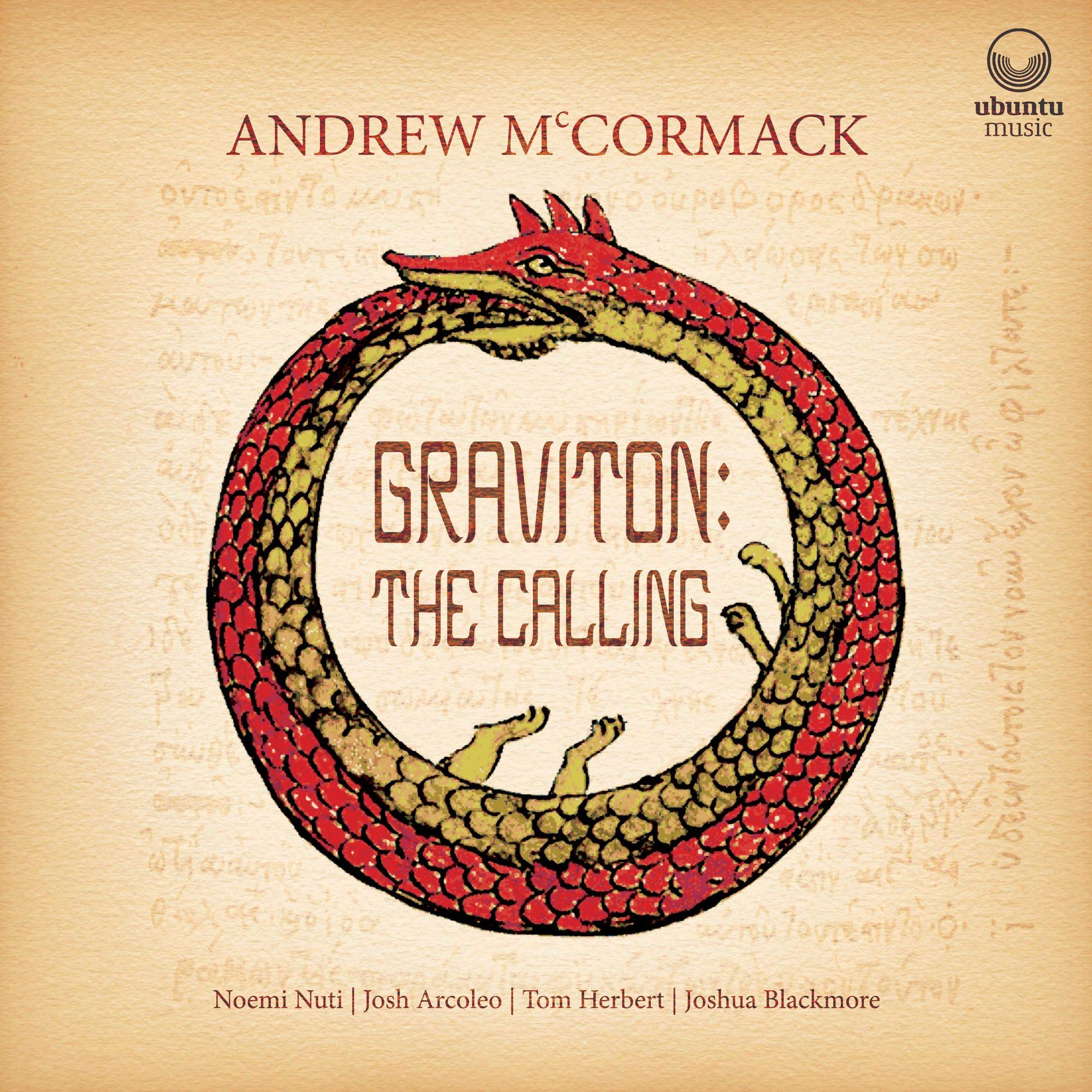 Andrew McCormack Graviton: the Calling CD Europe Ubuntu Music 2019 in tri-fold