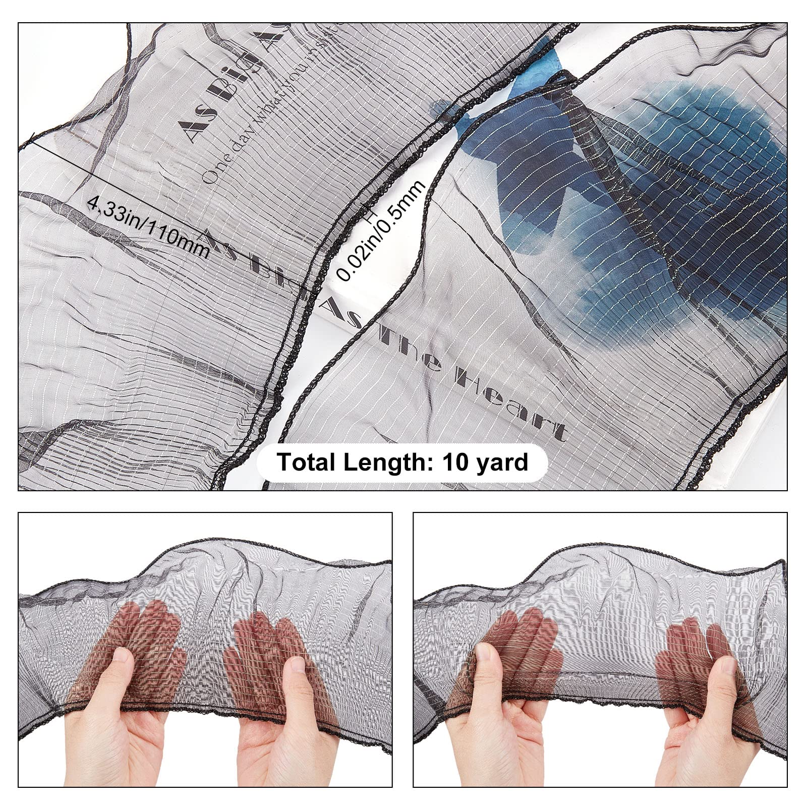 10 Yards 4.72"/12cm Organza Ruffled Pleated Lace Fabric Trim Pink Retro Ruffle Pleated Chiffon Trimmings Polyester Border Lace Fabric Diy Wedding Dres A57d610c 8333 4324 935f B68517e8b2f2.5c96740b43371fdd363d112a9b17abb3