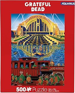 AQUARIUS Grateful Dead Puzzle (500 Piece Jigsaw Puzzle) - Glare Free - Precision Fit - Officially Licensed Grateful Dead Merchandise & Collectibles - 14x19 Inches