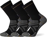 Smartwool Men's Hike Full Cushion Crew Socks 3-Pack: Merino Wool Hiking Socks with Indestructawool Durability & Elite Fit