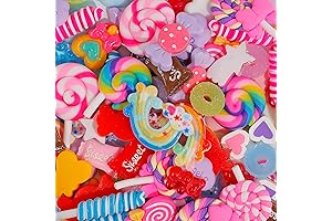 120Pcs Candy Charms 3D: Embellish Your Creations with Sweet Delight!