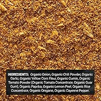 Vista 4 de Frontier Condimento co-op para tacos, certificado orgánico, Kosher, sin sal, no irradiado, bolsa a granel de 1 libra