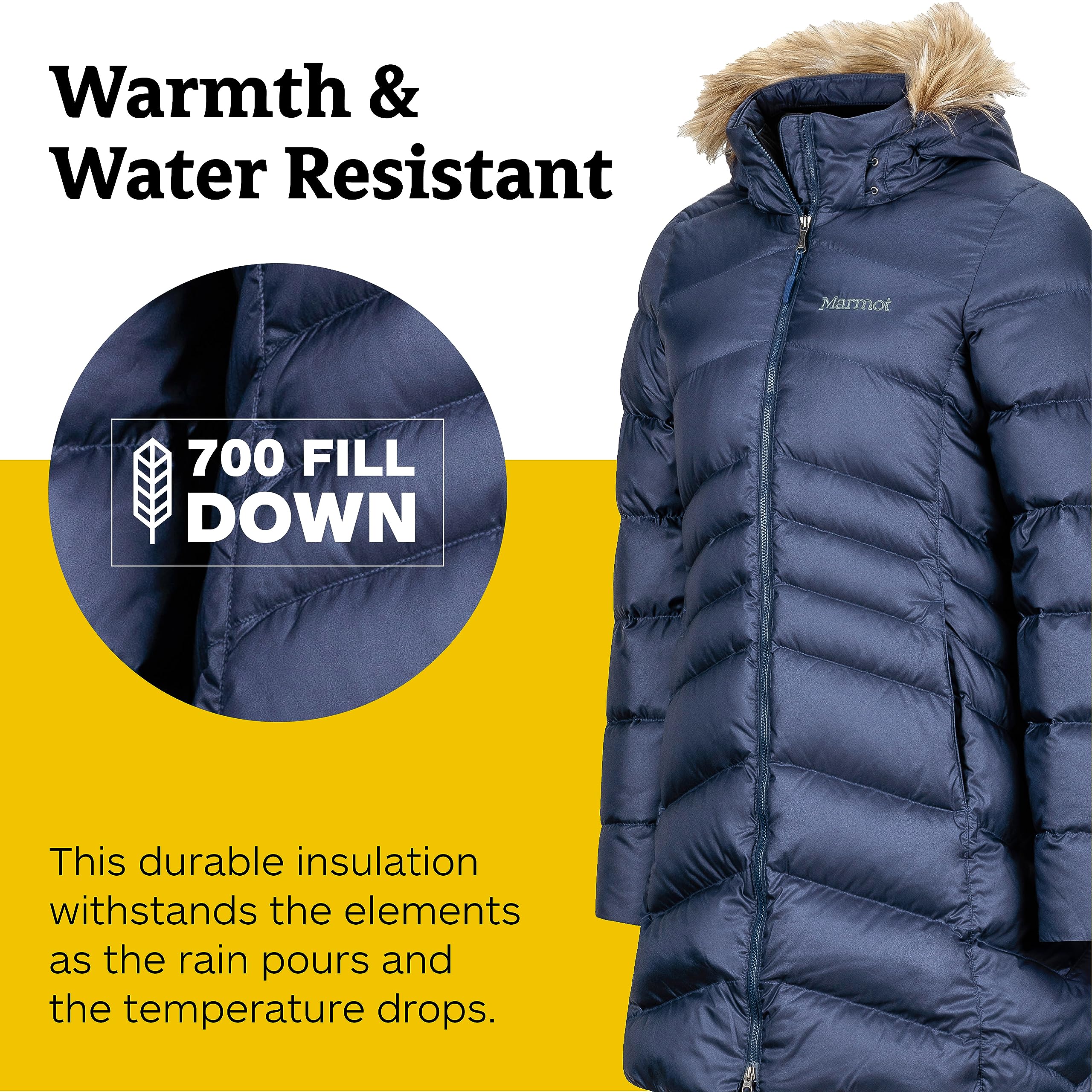 Marmot Wm's Montreal Coat Insulated Hooded Winter Coat Mujer