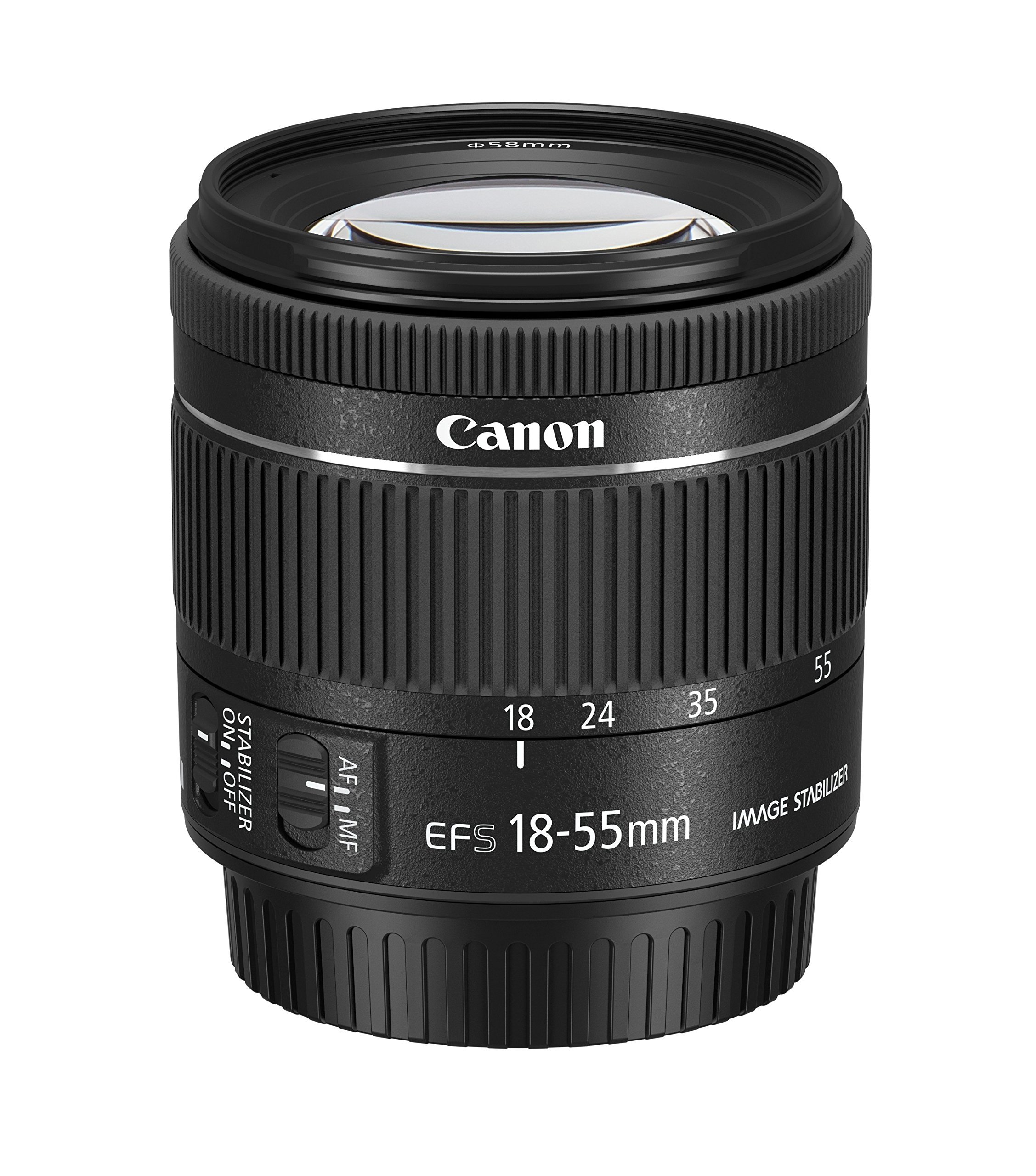 Canon EF-S 18-55 mm f/4-5.6 is STM Objectif pour Appareil Photo - Noir (certifié reconditionné)