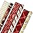 Hallmark Christmas Wrapping Paper Rolls - Traditional Holiday Gift Wrap Paper (Set of 3 Reversible Rolls: 120 sq. ft. ttl.) Red and Gold Snowflakes, Stripes, Plaid, Santa\'s Sleigh
