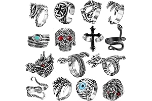 15 Vintage Punk Rings for Men and Women