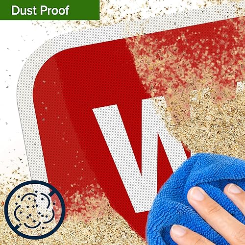 Vista 55 de Señal de advertencia de natación a tu propio riesgo, 10 x 14 pulgadas, libre de óxido, aluminio 040, resistente a la decoloración, fabricado