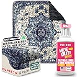 PUPIBOO Puppy Training Bundle – Washable Pee Pads for Dogs & Cats (24x36) with Wee Out Wash Enzyme Laundry Additive