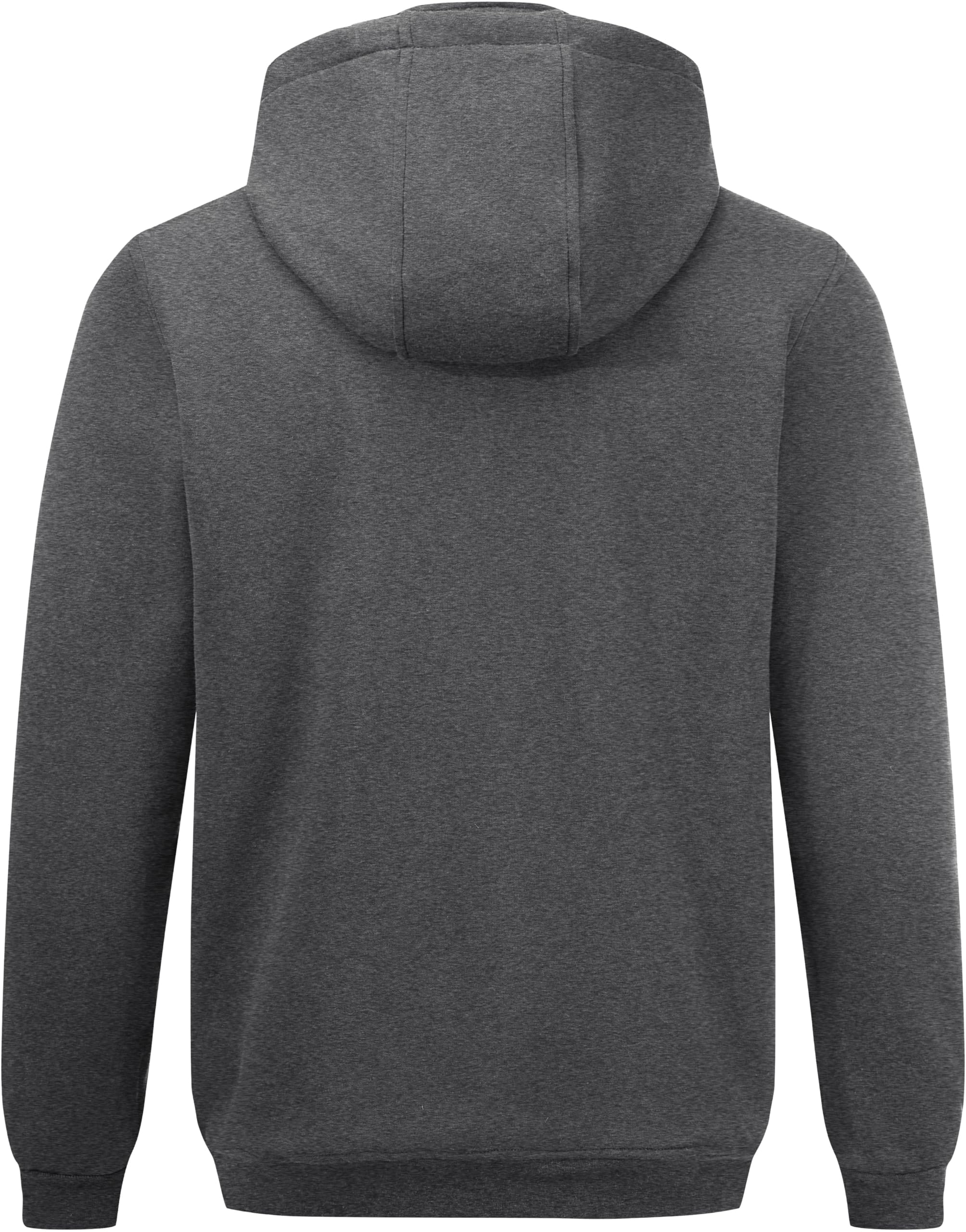 Peakwell Felpa Uomo con Cappuccio e Zip Felpa in Pile Caldo Pullover da Lavoro