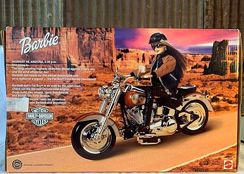 Miniatura 4 de Motocicleta Harley Davidson para muñeca Barbie