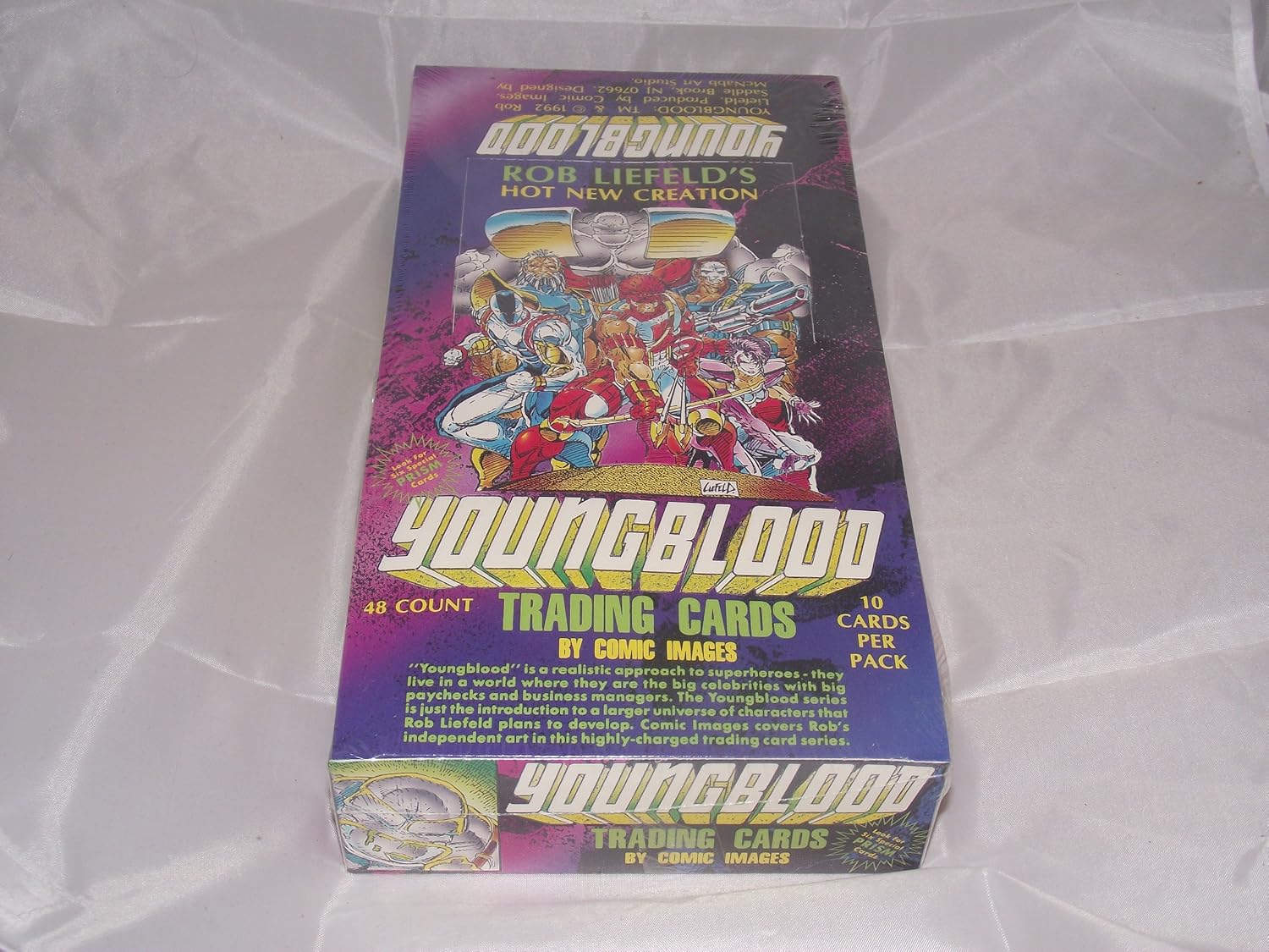 Youngblood Factory Sealed Trading Card Hobby Box 48 Packs
