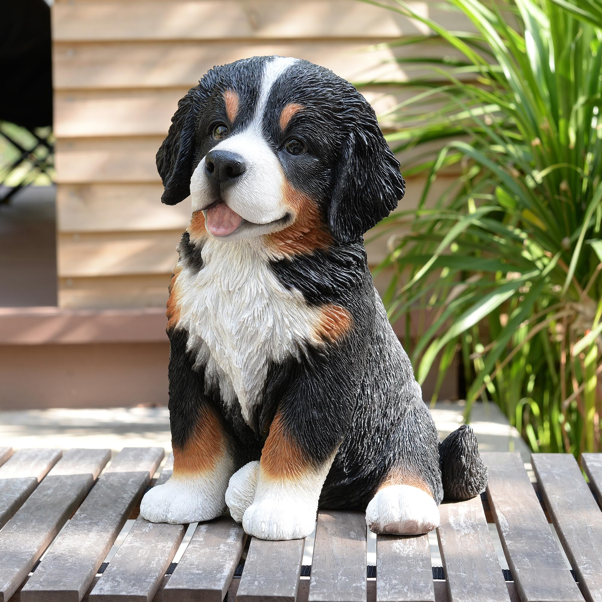 12.5" H Bernese Mountain Puppy Sitting (Hi-Line Exclusive)