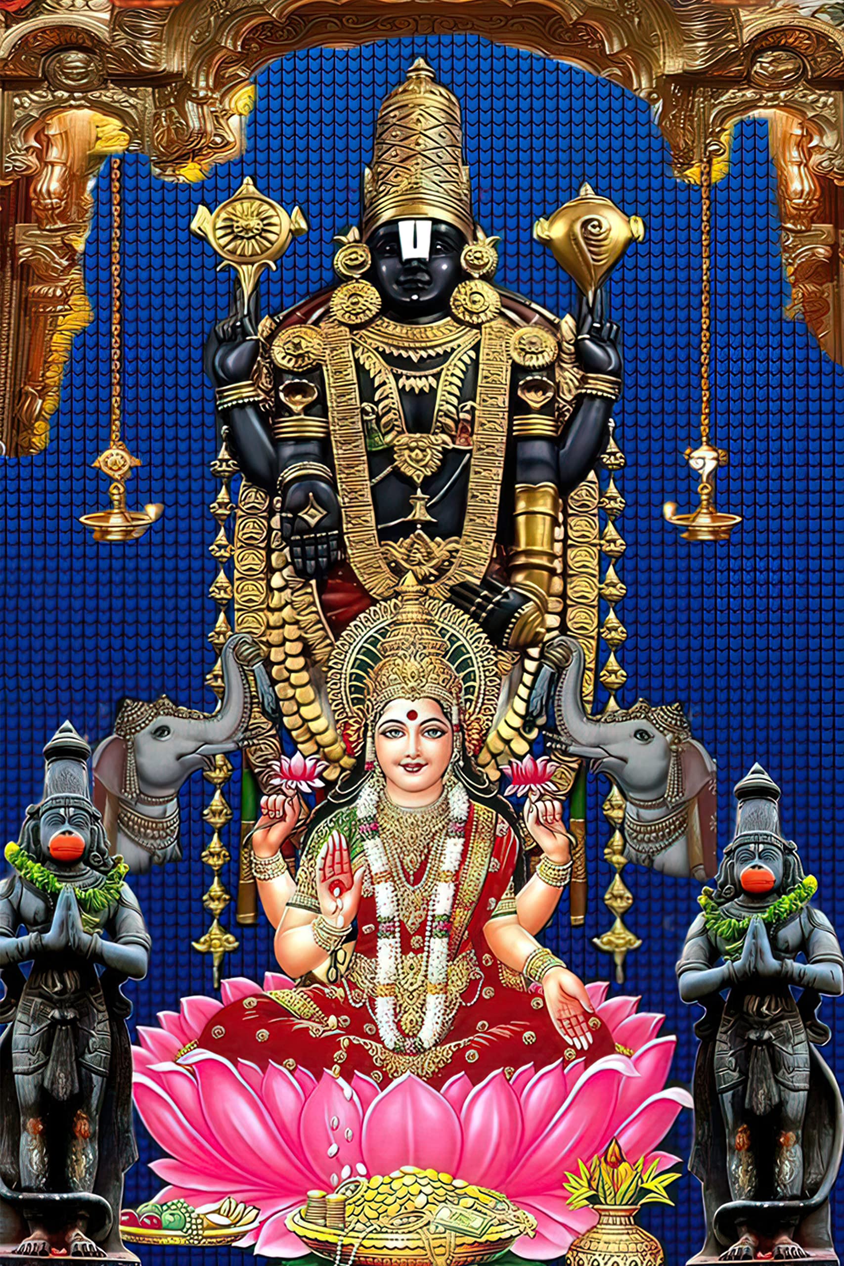 Tirupati Balaji Poster - Lord Murugan Wall Art -26 Tirupati Balaji Poster - Lord Murugan Wall Art -26