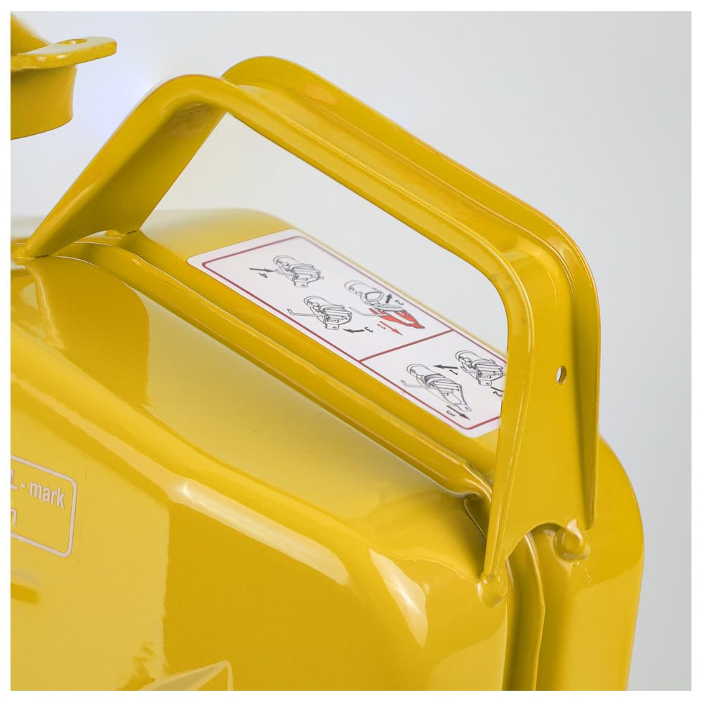 Dönges Jerrican en tôle d'acier Jaune 5 l