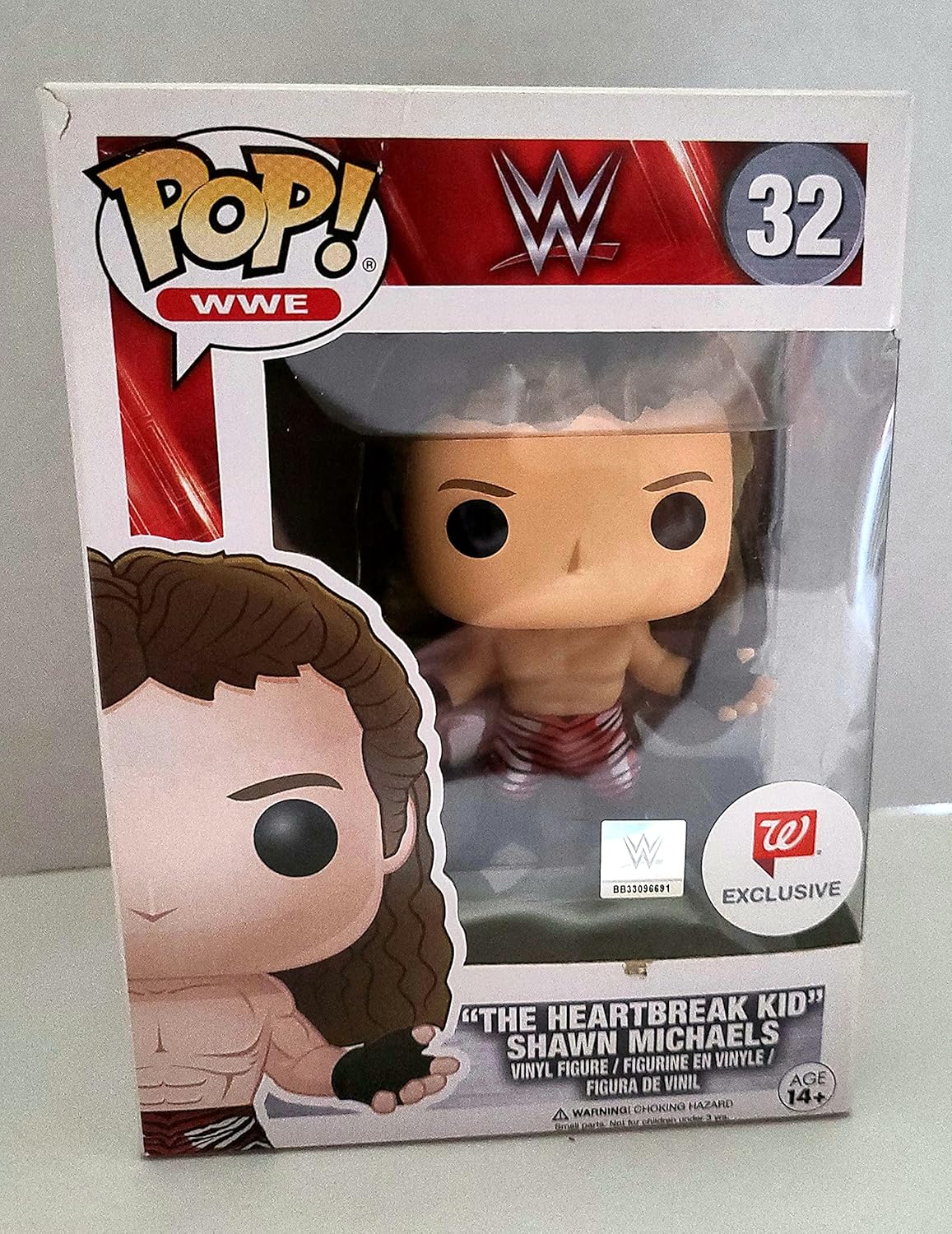 Funko Pop WWE The Heartbreak Kid Shawn Michaels Exclusive Vinyl Figure