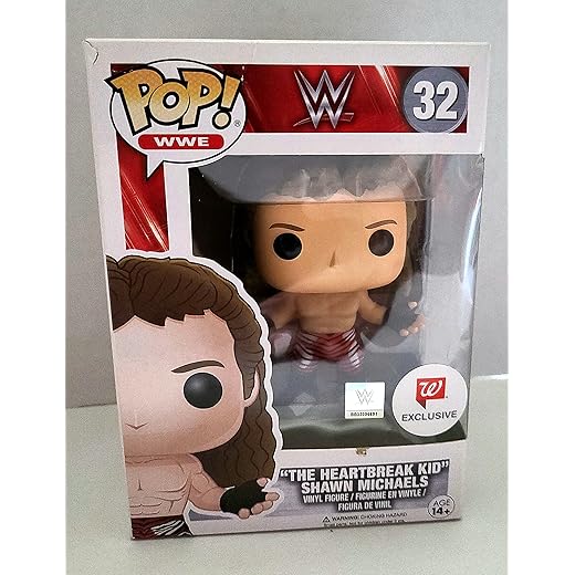 Funko Pop Wwe &Quot;The Heartbreak Kid&Quot; Shawn Michaels Exclusive Vinyl Figure