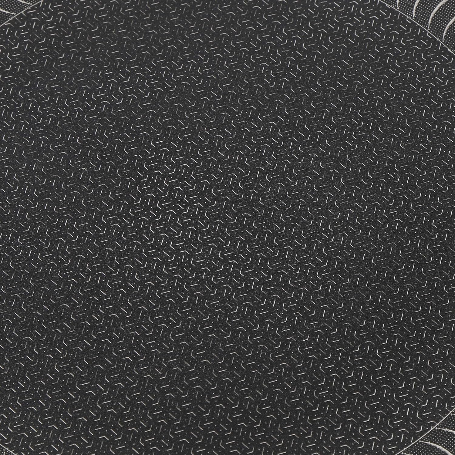 Korean BBQ Grill Pan Stainless Steel, Nonstick Round Grill Plate 34cm - Even Heat Distribution, Easy Cleanup, for Indoor and Outdoor Use (34cm)