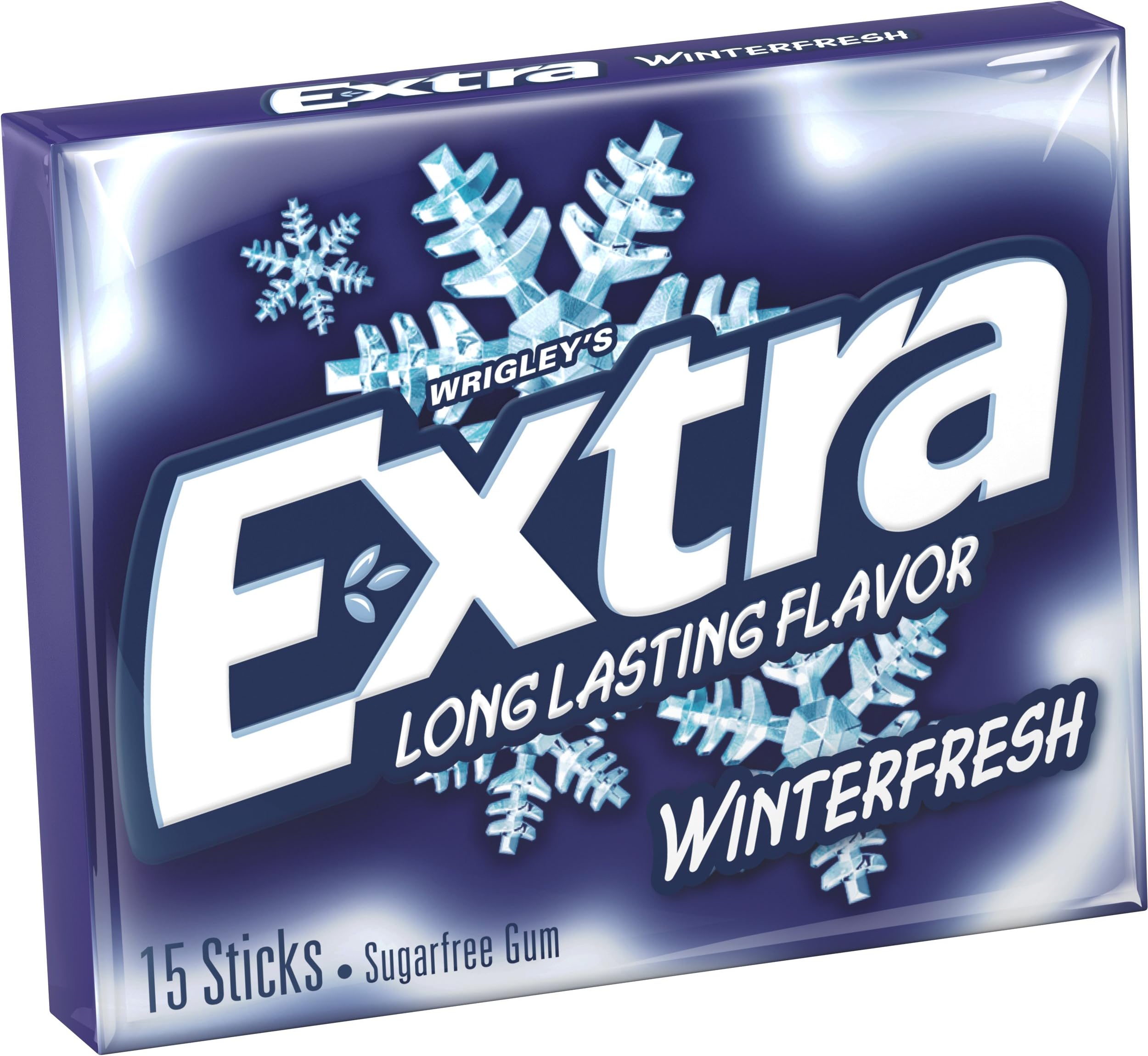 Extra Winterfresh Gum, 15 sticks per pack, 10 packs, 12 per case