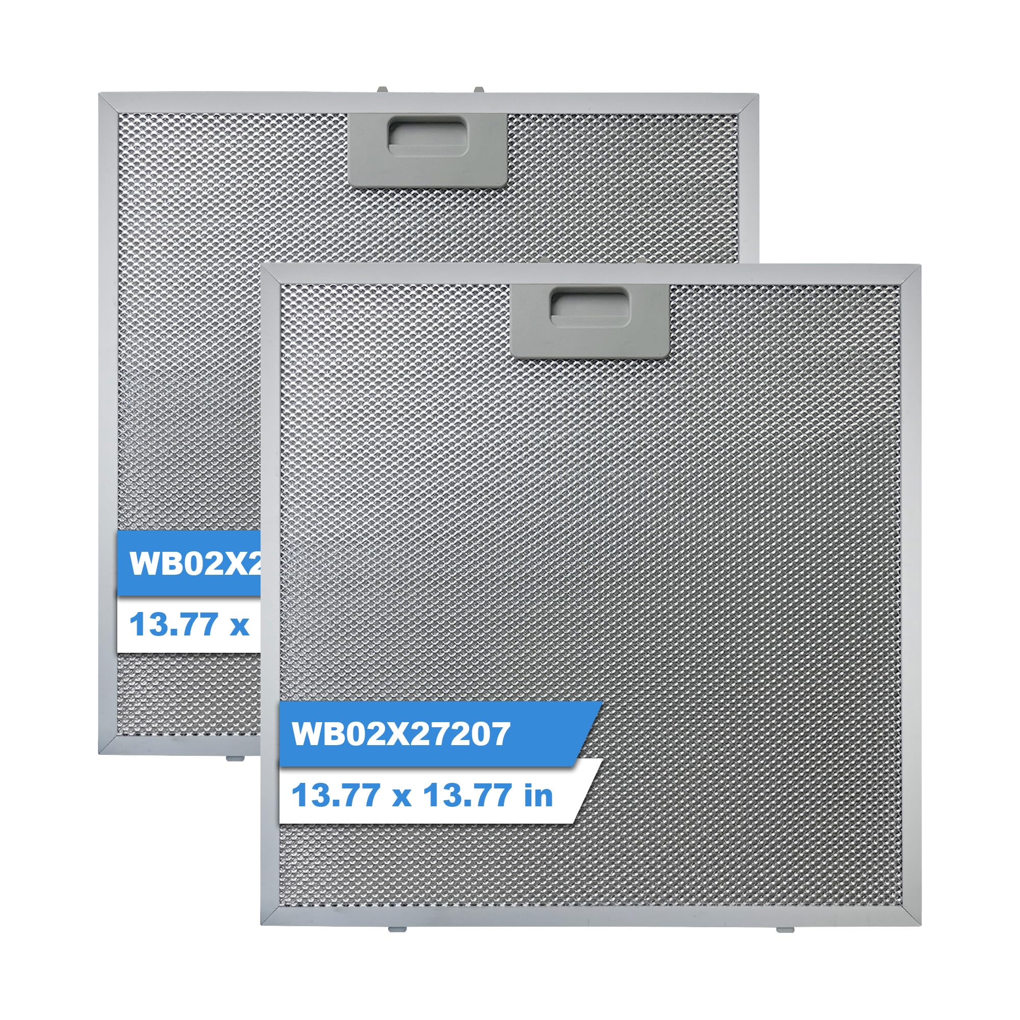 WB02X27207 Range Hood Grease Filters Compatible with GE Range Hood 2-Pack