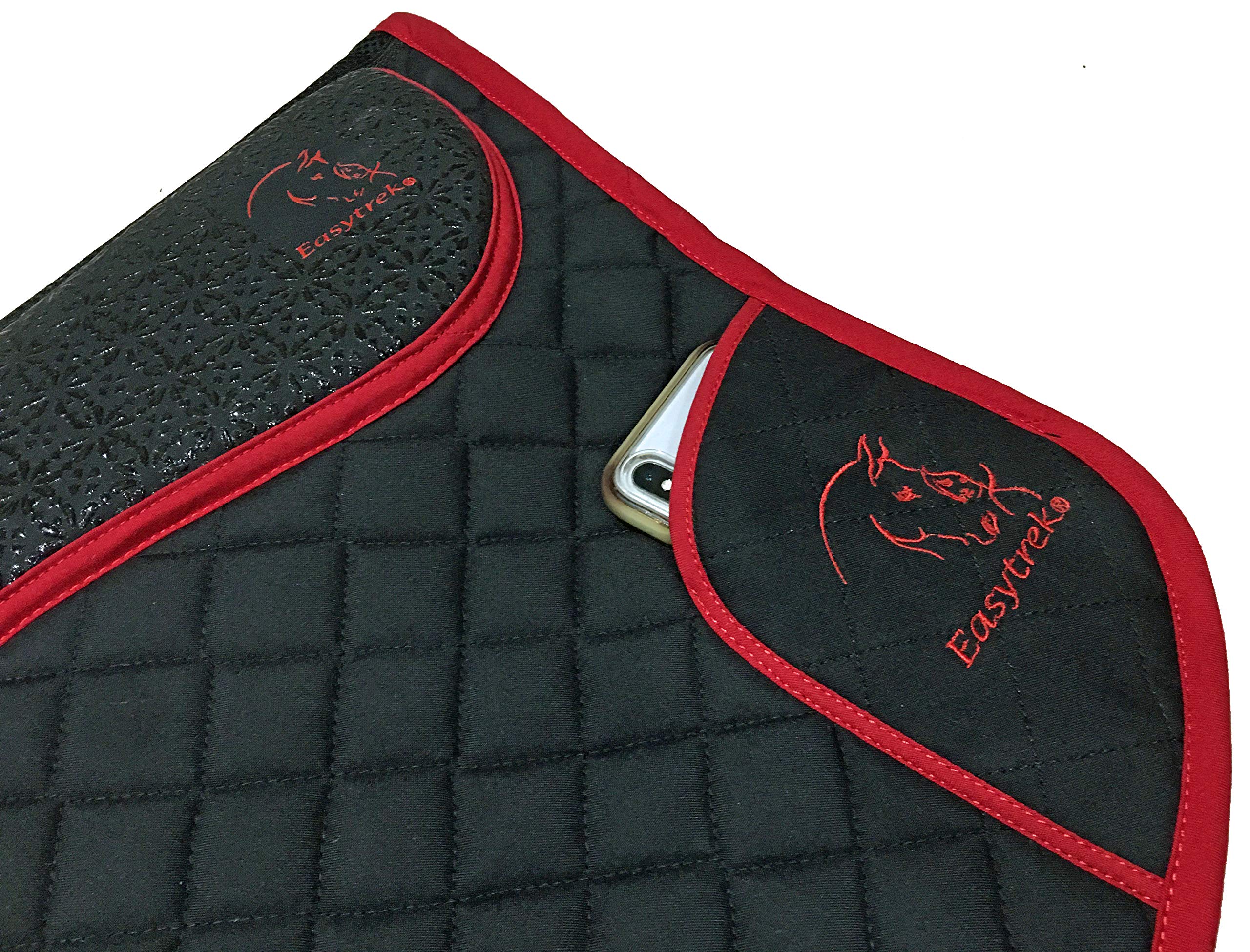 Easytrek Tapis De Selle Antidérapant Double Face Silicone – Confort & Stabilité Pour Selles Avec Ou Sans Arçon (S/M)