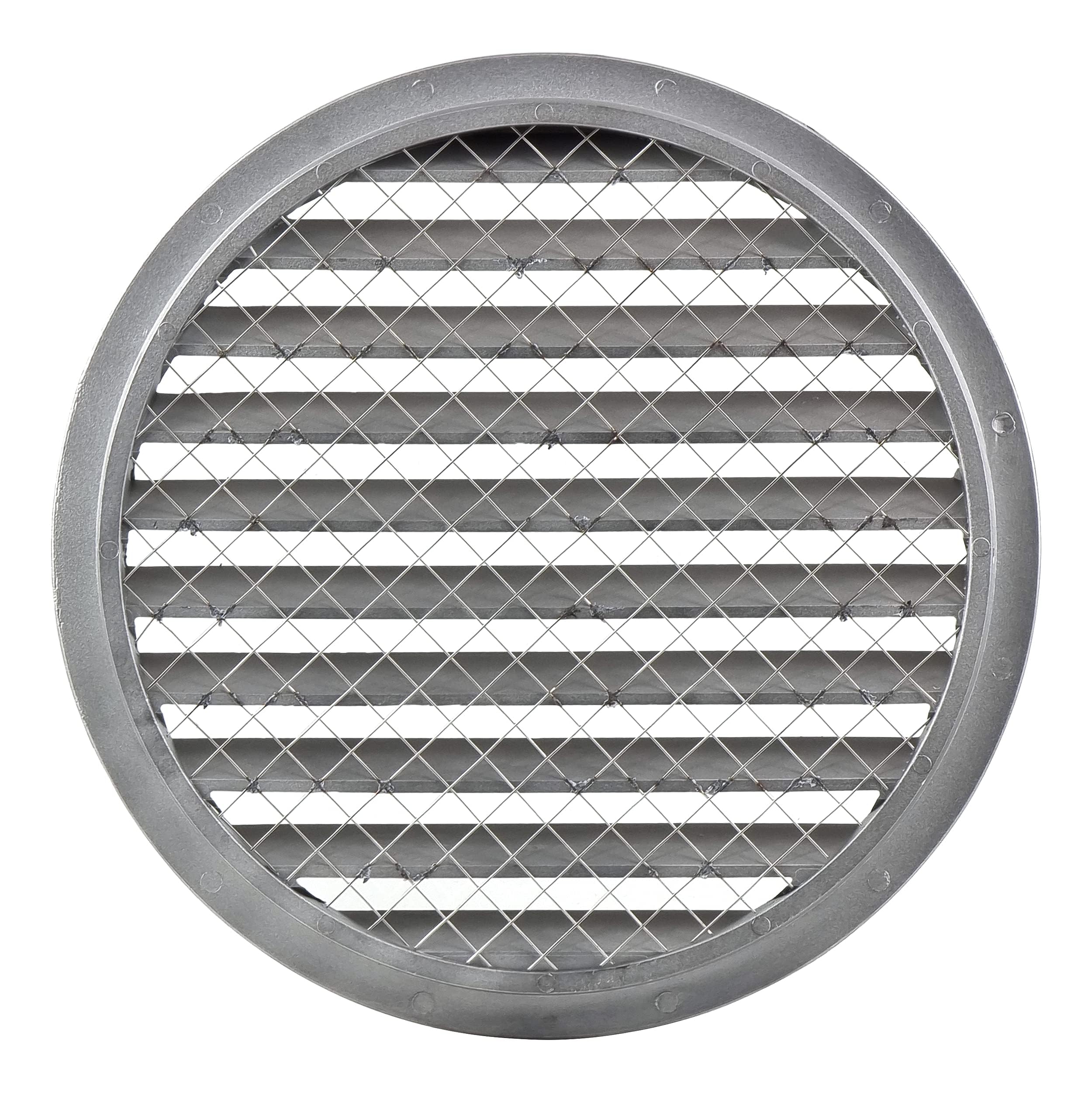 Ø 250mm Griglia di Aerazione Circolare in Alluminio - Griglie di Ventilazione con Rete di Protezione contro Topi