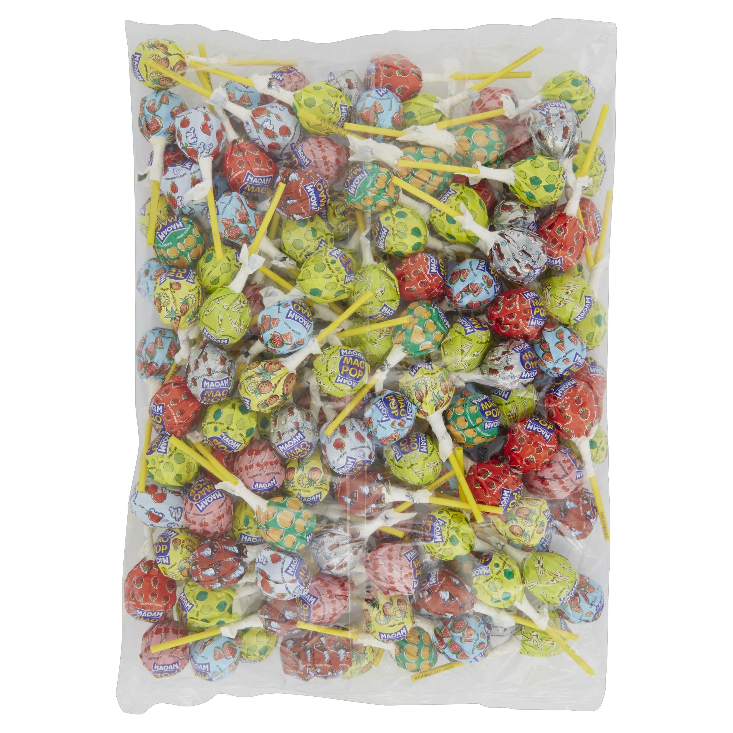Haribo Maopop Best Mix Refill, Lecca Lecca Lollipop, Gusto Frutta E Cola, Ideali Per Feste E Dolci Momenti Di Relax - 150 Pezzi [1950 gr]