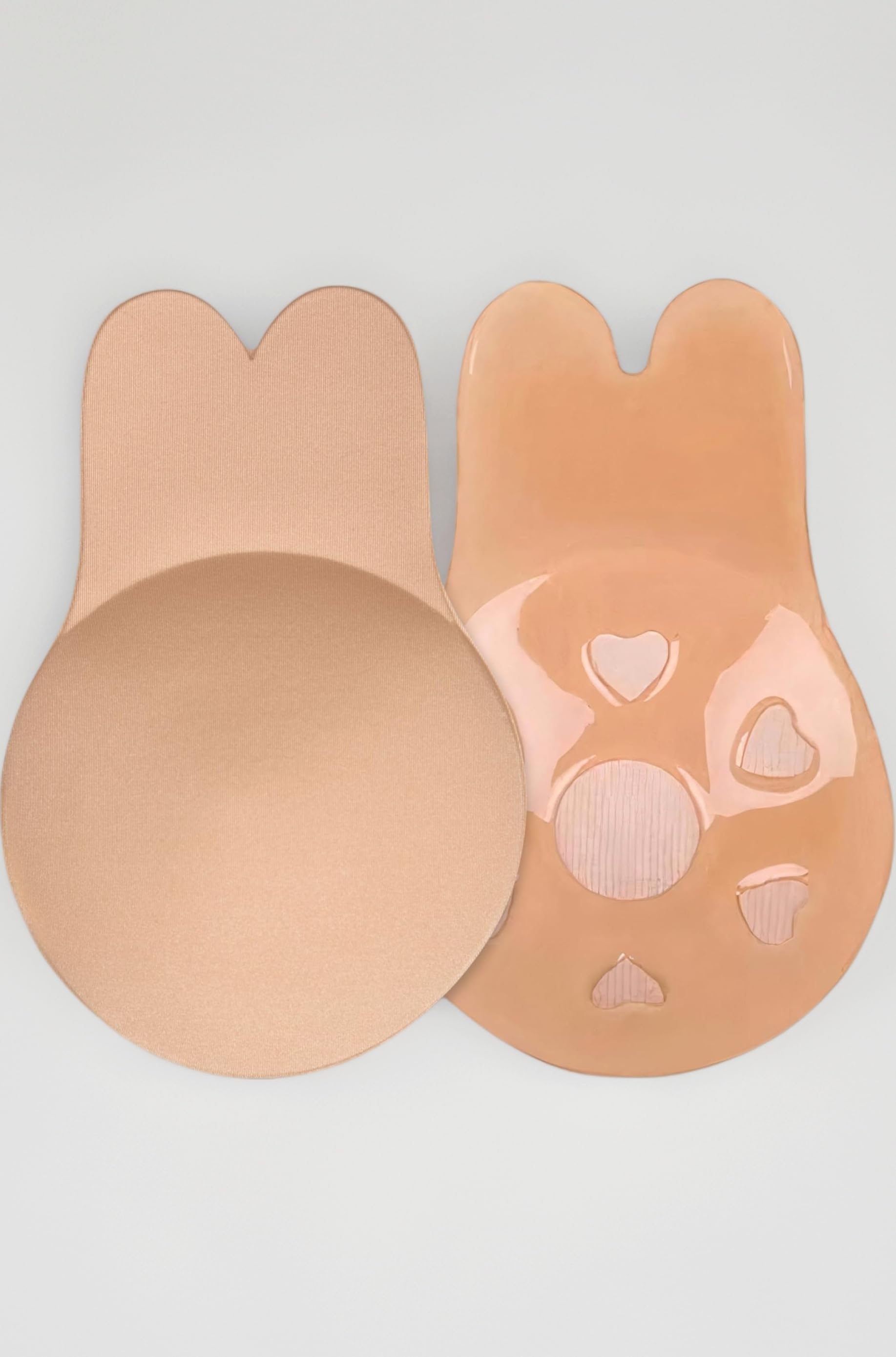Lift-Up Bra for Women & Girls | Reusable Bunny Push-Up Bra | Strapless Backless Invisible Self-Adhesive Silicone Breast Lift Cups | Stick-On Boob Lifter Pads