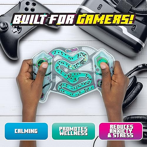 Miniatura 9 de GooToobz Gamers, controladores de juego sensoriales esponjosos rellenos de Goo y cuentas coloridas, no tóxico, sin ensuciar, juguete apretable,