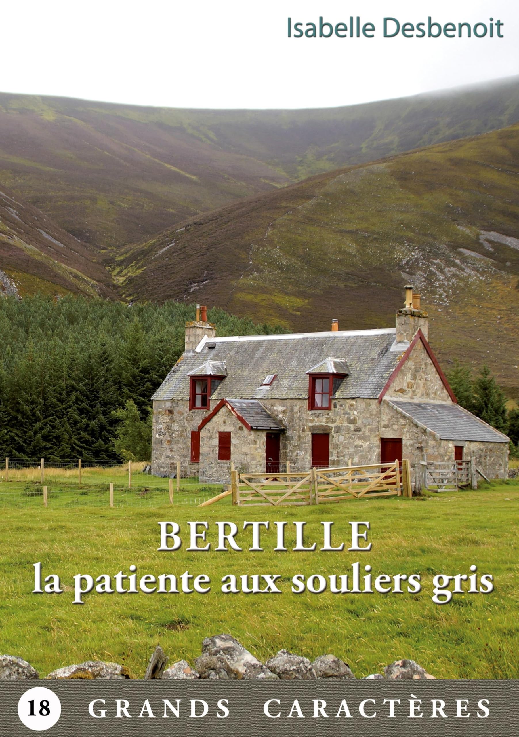 Bertille la patiente aux souliers gris: Livre Gros Caractères