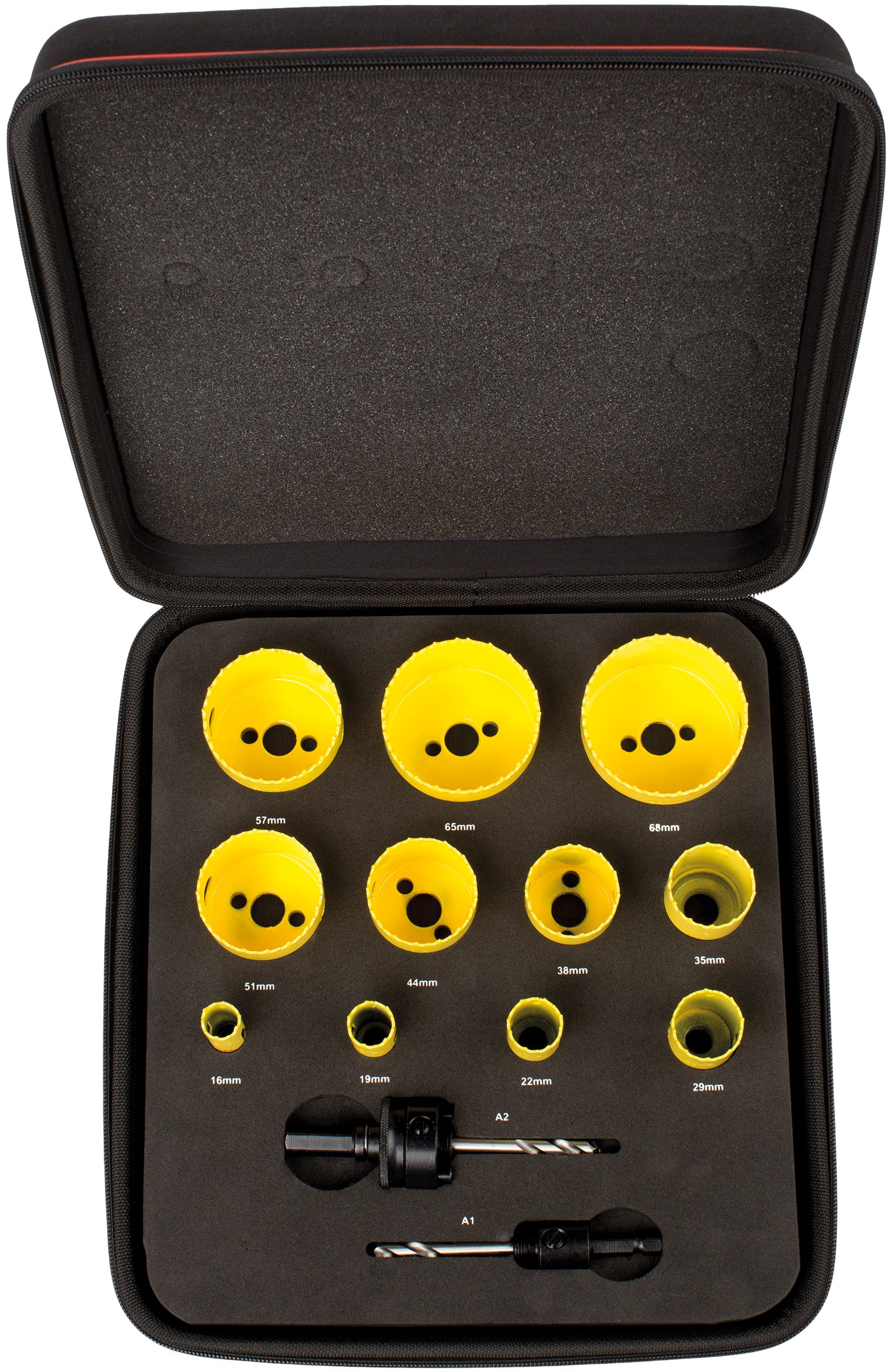 Starrett kfc11022 Deluxe para sierra perforadora eléctrica de fontanero (Juego de 13)